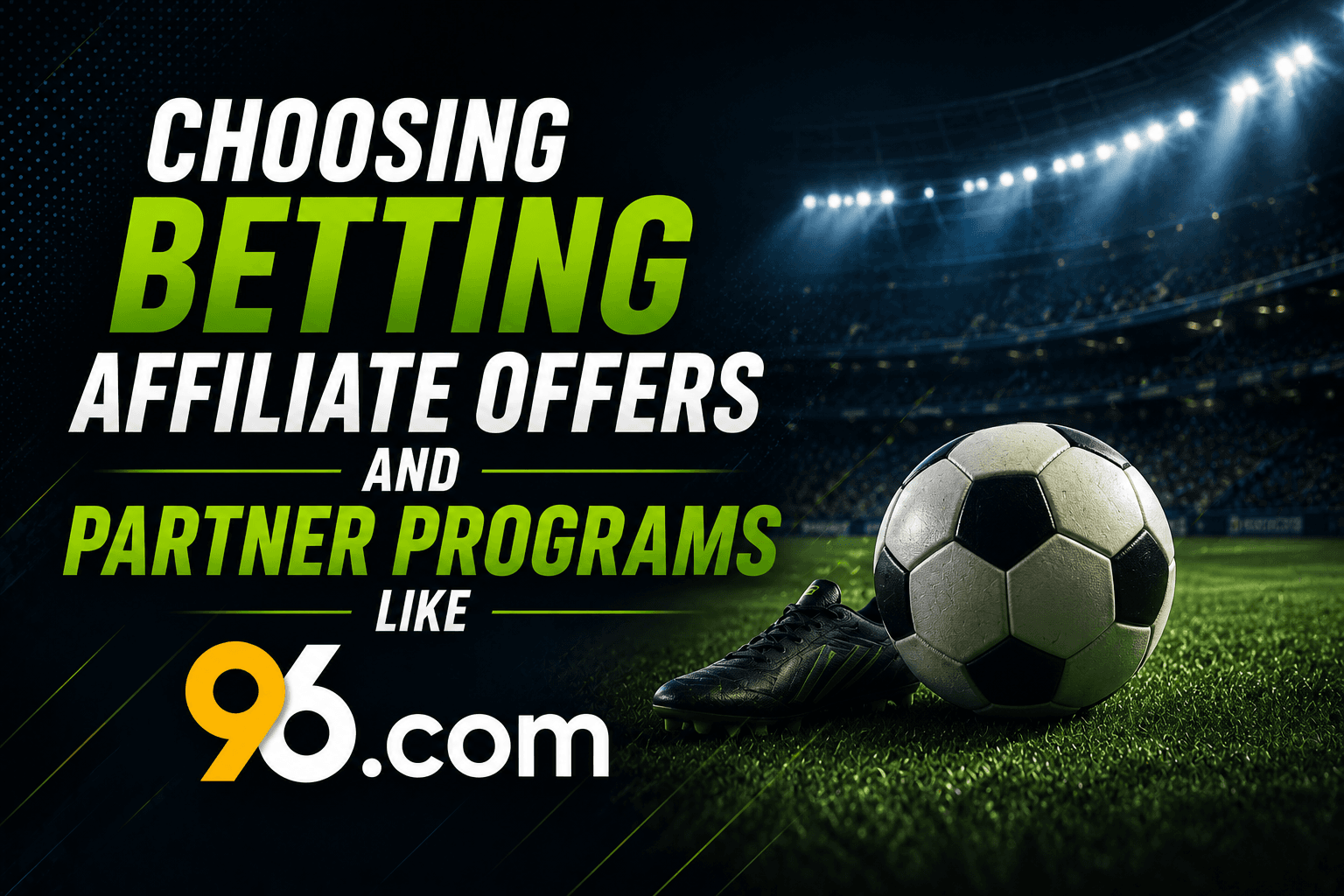 Choosing Betting Affiliate Offers and Partner Programs Like 96partners