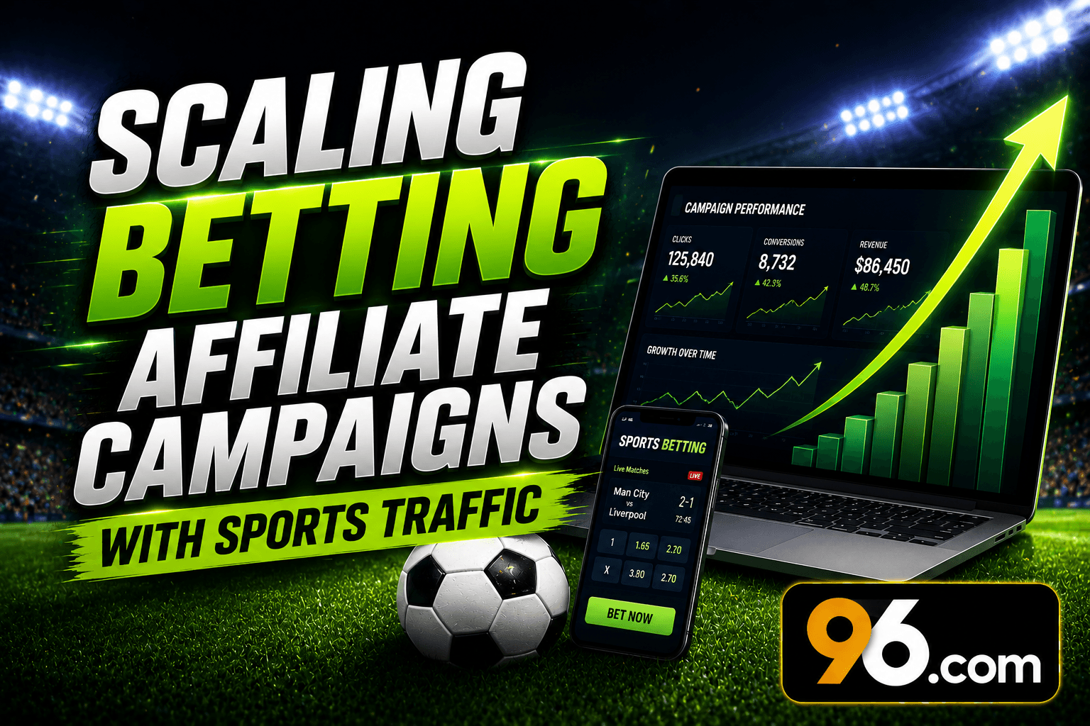 Scaling Betting Affiliate Campaigns With Sports Traffic and Platforms Like 96partners